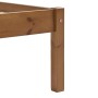 Giroletto Marrone Miele in Legno Massello di Pino 160x200 cm