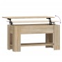 Tavolino da Salotto Rovere Sonoma 101x49x52cm Legno Multistrato