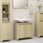 Mobile da Bagno Rovere Sonoma 60x33x61 cm Legno Multistrato