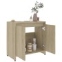 Mobile da Bagno Rovere Sonoma 60x33x61 cm Legno Multistrato