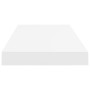 Scaffale a Parete Bianco 60x23,5x3,8 cm in MDF