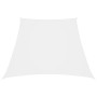 Parasole a Vela in Tela Oxford a Trapezio 3/4x3 m Bianco