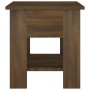 Tavolino da Salotto Marrone Rovere 40x40x42cm Legno Multistrato