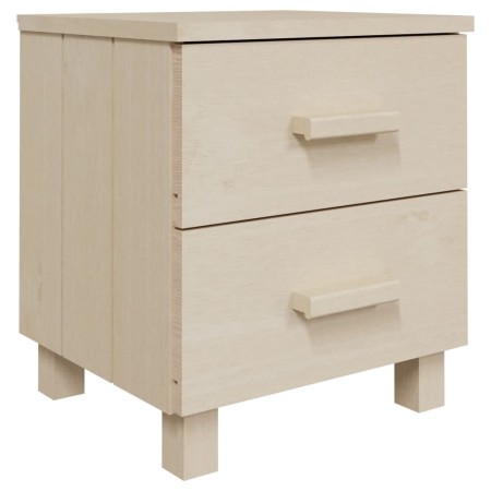 Comodino HAMAR Miele 40x35x44,5 cm in Legno Massello di Pino