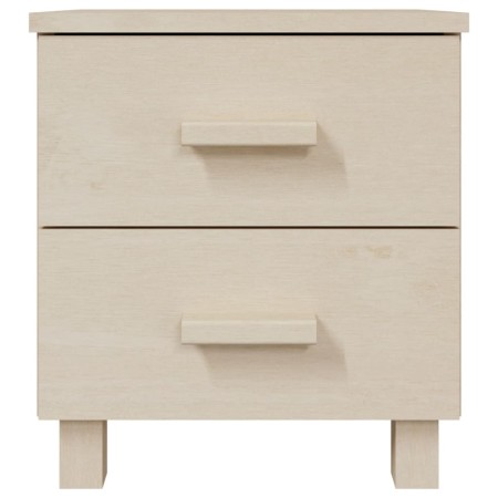 Comodino HAMAR Miele 40x35x44,5 cm in Legno Massello di Pino