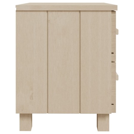 Comodino HAMAR Miele 40x35x44,5 cm in Legno Massello di Pino