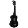 Set Ukulele Soprano con Borsa per Bambini Nera 21"