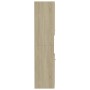 Mobile da Bagno Rovere Sonoma 30x30x130 cm in Legno Multistrato