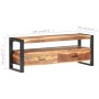 Mobile Porta TV 120x35x45 cm Legno Massello con Finitura Miele