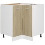Mobile Angolare Rovere Sonoma 75,5x75,5x80,5 cm Multistrato