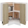 Mobile Angolare Rovere Sonoma 75,5x75,5x80,5 cm Multistrato