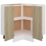 Mobile Angolare Rovere Sonoma 75,5x75,5x80,5 cm Multistrato