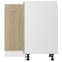 Mobile Angolare Rovere Sonoma 75,5x75,5x80,5 cm Multistrato