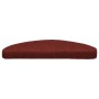 Tappetini Autoadesivi per Scale 15 pz 65x21x4 cm Rosso