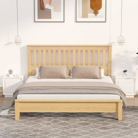 Comodini 2 pz Bianco Lucido 44x35x45 cm in Legno Multistrato