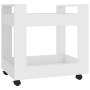 Carrello per Scrivania bianco 60x45x60 cm in Legno Multistrato