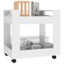 Carrello per Scrivania bianco 60x45x60 cm in Legno Multistrato