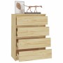 Armadietto 60x36x84 cm in Legno Massello di Pino