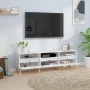 Mobile Porta TV Bianco 150x30x44,5 cm in Legno Multistrato