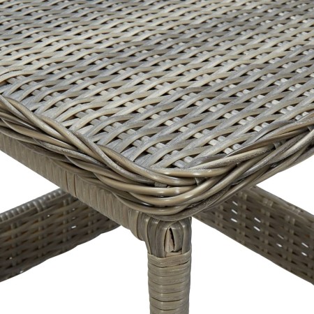 Tavolo da Giardino Marrone 45x45x46,5 cm in Polyrattan