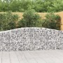 Cesto Gabbione ad Arco 400x50x80/100 cm Ferro Zincato