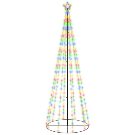 Albero di Natale a Cono Colorato 310 LED 100x300 cm