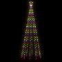 Albero di Natale a Cono Colorato 310 LED 100x300 cm