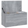 Cassapanca Grigio Sonoma 84x42x46 cm in Legno Ingegnerizzato