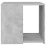 Tavolino Grigio Cemento 50x50x45 cm in Legno Multistrato