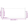Tenda Laterale Retrattile per Patio 220x500 cm Crema