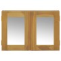 Mobile a Specchio 60x10x40 cm in Legno Massello di Teak