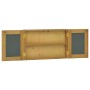Mobile a Specchio 60x10x40 cm in Legno Massello di Teak
