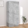 Armadio Grigio Cemento 90x52x200 cm in Legno Multistrato