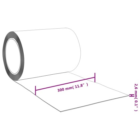 Rotolo per Tenda a Strisce in PVC 3mm x 300mm 25 m