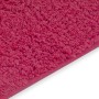 Set Tappetini per Bagno 2 pz in Tessuto Fucsia