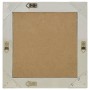 Specchio da Parete Stile Barocco 50x50 cm Argento