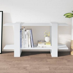 Libreria Bianca 100x30x51 cm in Legno Multistrato