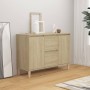 Credenza Rovere Sonoma 103,5x35x70 cm in Legno Multistrato