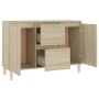 Credenza Rovere Sonoma 103,5x35x70 cm in Legno Multistrato