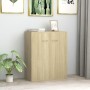 Credenza Rovere Sonoma 60x30x75 cm in Legno Multistrato