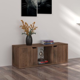 Mobile TV Rovere Fumo 88,5x27,5x30,5 cm in Legno Multistrato