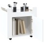 Carrello per Scrivania bianco 60x45x60 cm in Legno Multistrato