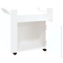 Carrello per Scrivania bianco 60x45x60 cm in Legno Multistrato