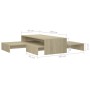 Set Tavolini Estraibili Rovere Sonoma 100x100x26,5 Multistrato