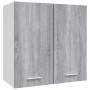 Mobile Pensile Grigio Sonoma 60x31x60 cm Legno Ingegnerizzato