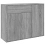 Credenza Grigio Sonoma 88x30x70 cm in Legno Ingegnerizzato