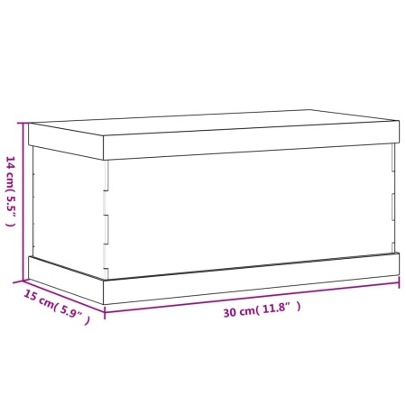 Scatola Espositiva Trasparente 30x15x14 cm in Acrilico