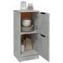 Credenza Grigio Cemento 30x30x70 cm in Legno Multistrato