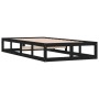 Giroletto Nero 90x200 cm in Legno Massello