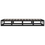 Giroletto Nero 90x200 cm in Legno Massello